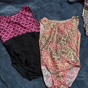 Floral Pink and Black Kids Bodysuit
